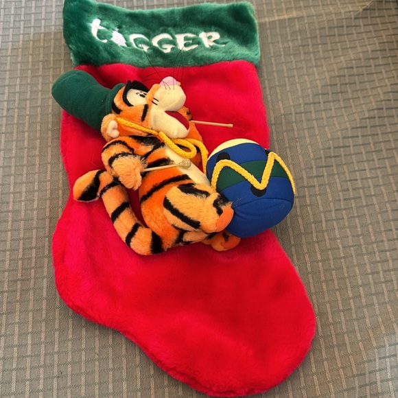 Disney Other - Christmas Vintage Disney Stockings Tigger Only